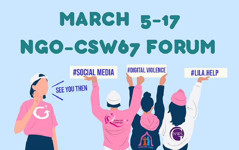 NGO CSW 67開跑 勵馨攜手全球婦權組織關注數位性別暴力