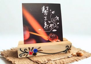 【馨工房】手作琉璃名片座乙個