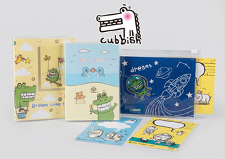【明信片收集冊+明信片+手帳+A6夾鏈袋】乙組
