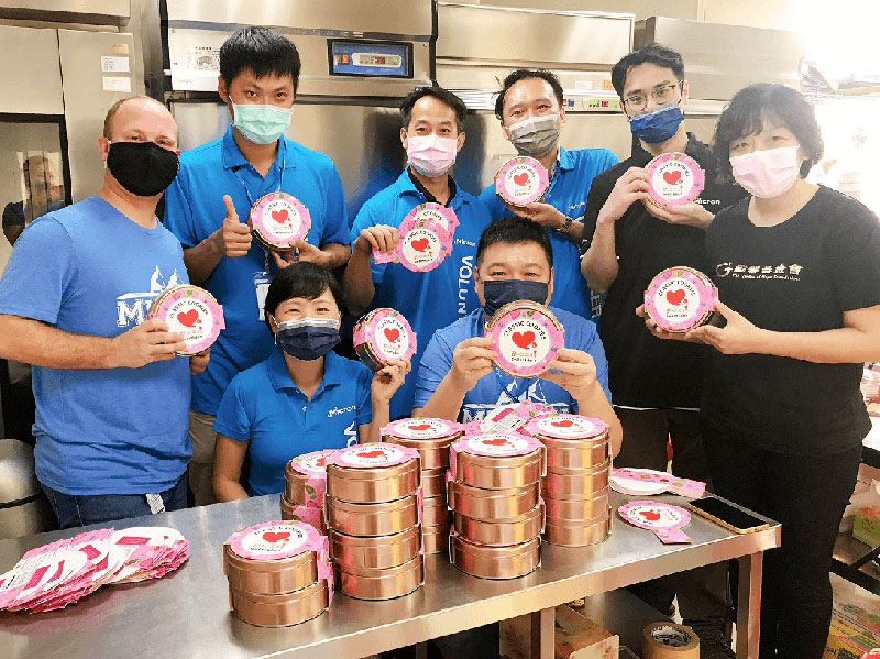 愛馨企業美光科技 志工行動支持甜心工坊